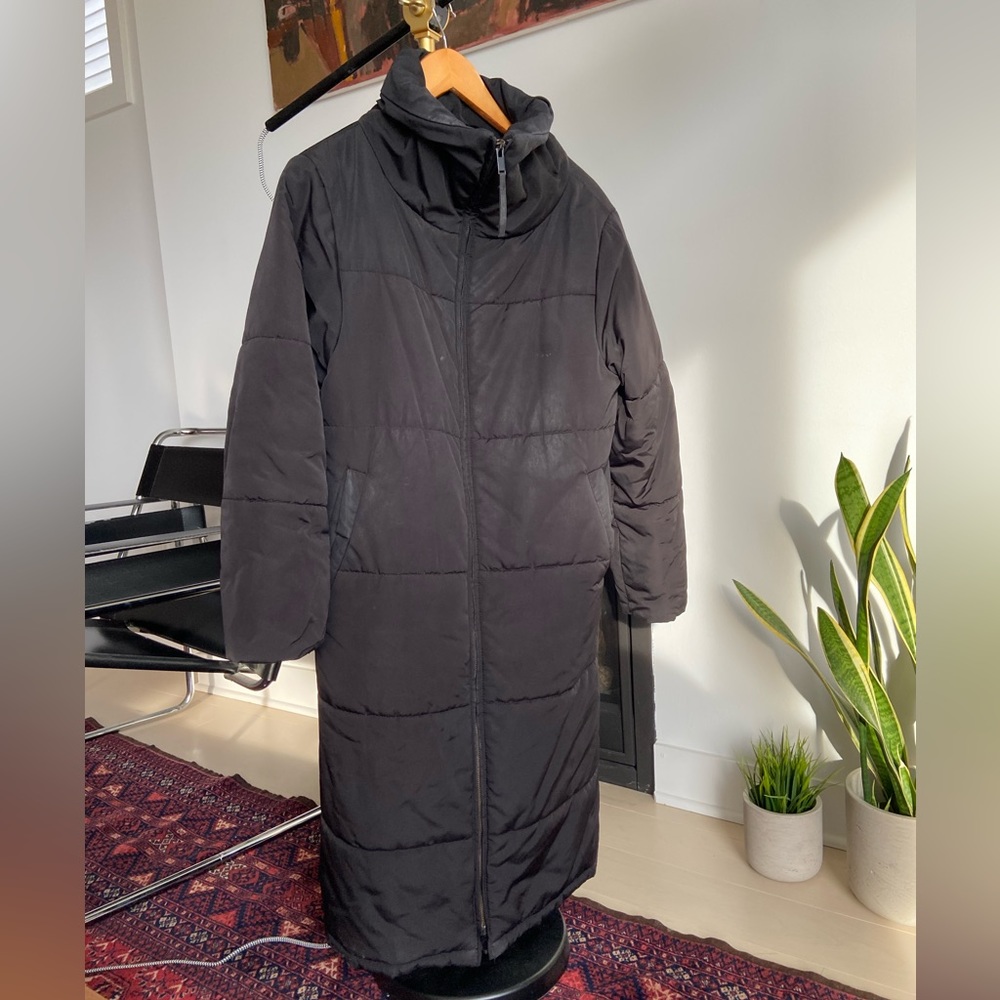 Oak and Fort Black Down Jacket
